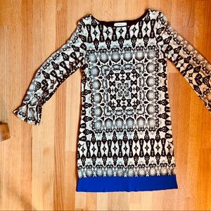 Atelier Nicole Miller patterned dress